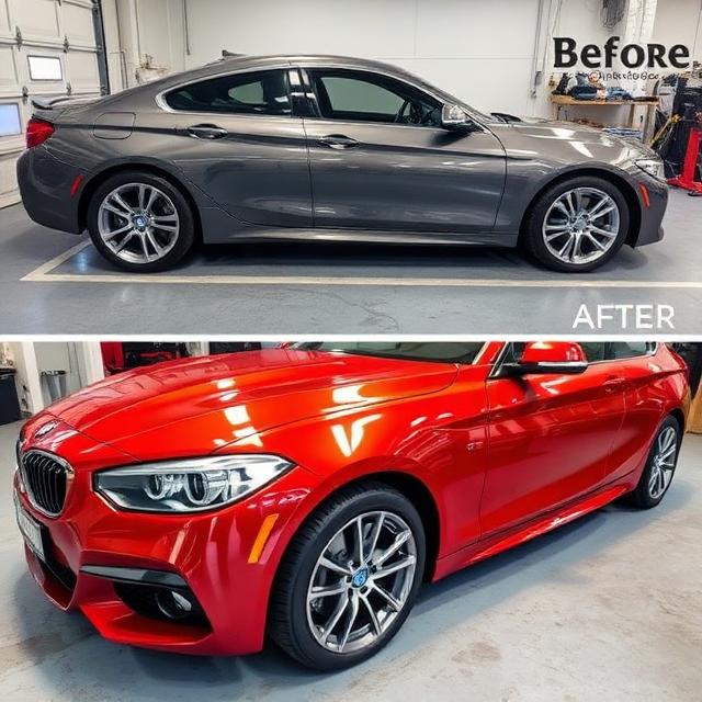 Riparazione carrozzeria - Prima e dopo