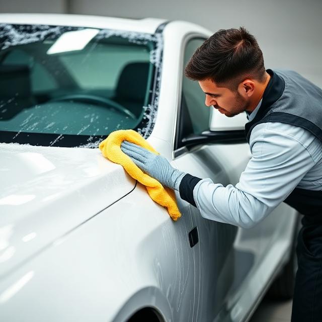 Lavaggio auto a secco professionale